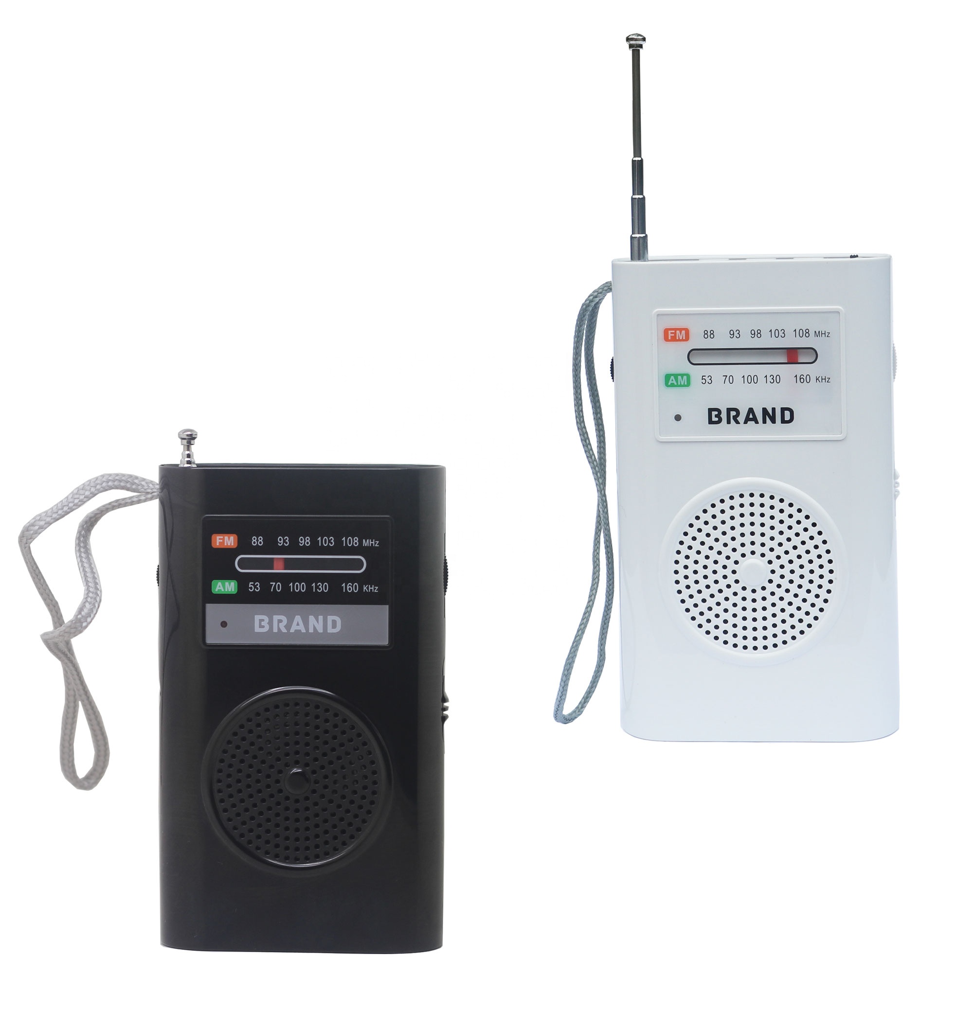 Cheap Hot Sale 3V 2PC AA Mini Pocket Digital AM FM Radio