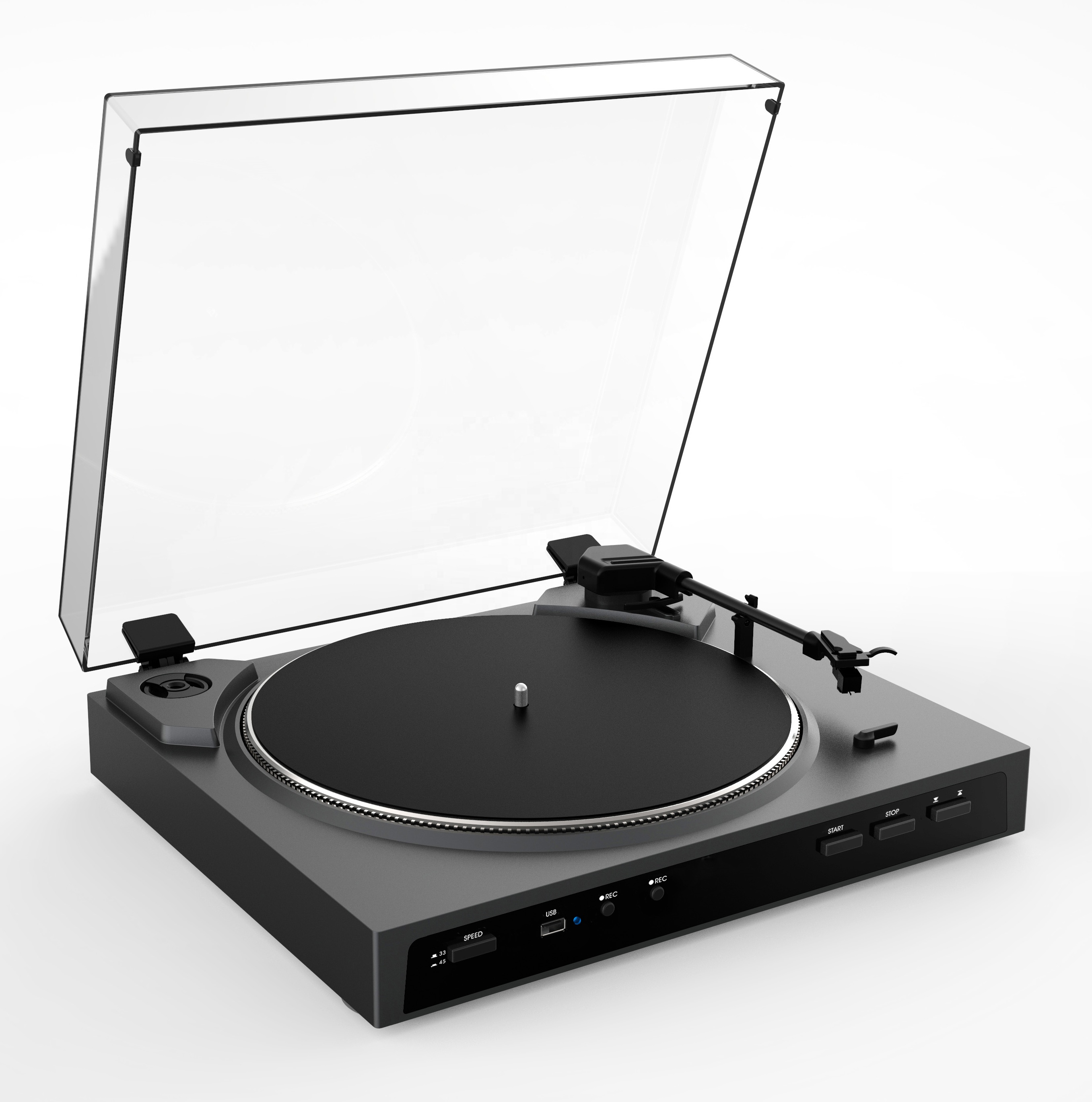 Fully automatiquie Plastic vinyl record player